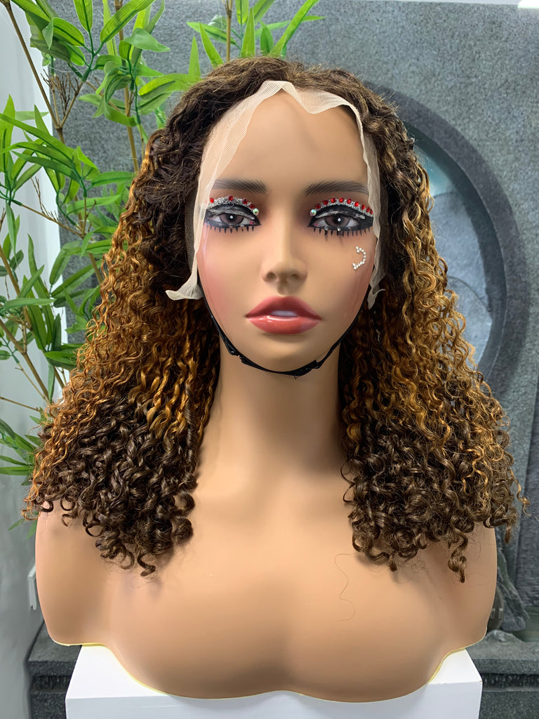 DU-13x4 pixie curly  250% #4-30-4