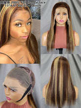 将图片加载到图库查看器,13*4 Full frontal lace wig ST #4-27