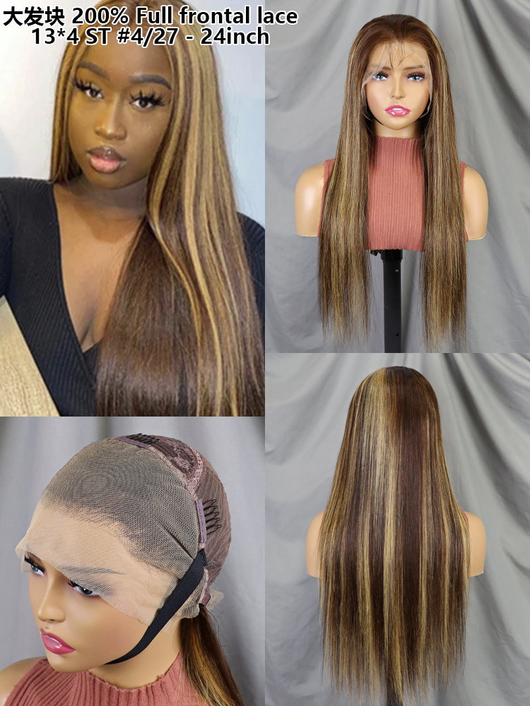 13*4 Full frontal lace wig ST #4-27