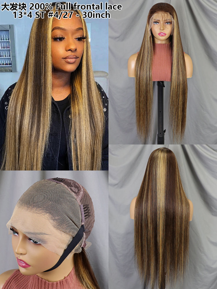 13*4 Full frontal lace wig ST #4-27