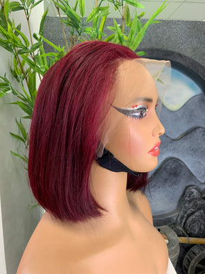 10寸350密度13X4 透明蕾丝 Bob ST #99J