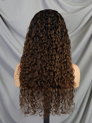 13*4 Full frontal lace wig WW #1BT4