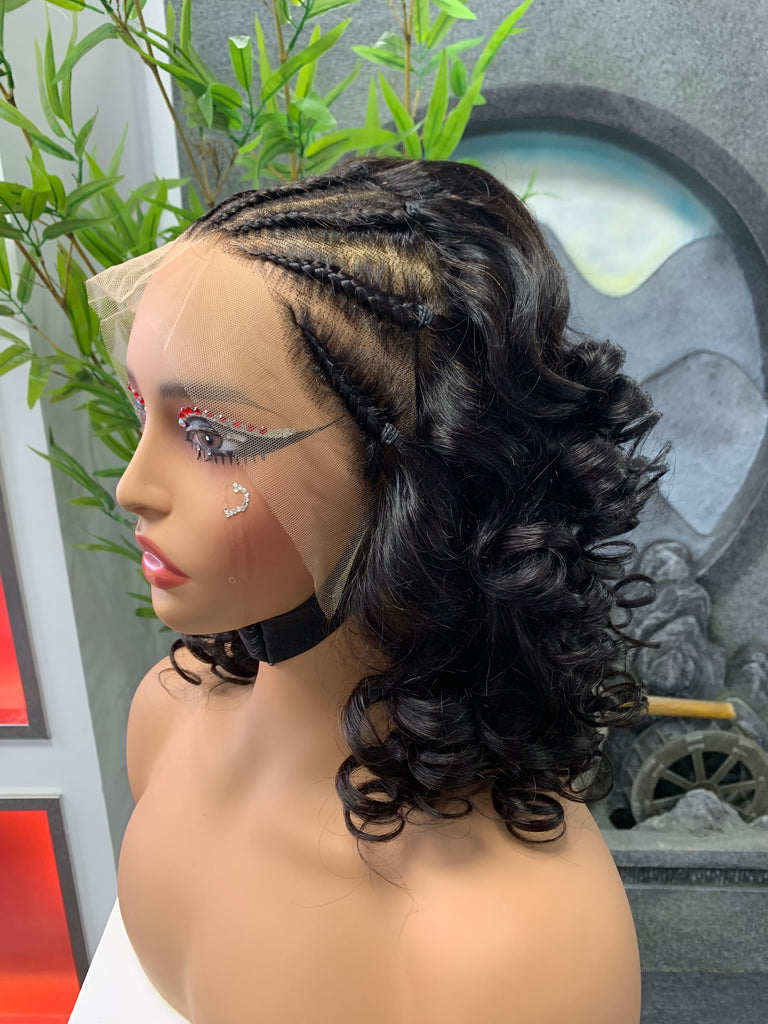 13x4 braid bob辫子款 -Loose 250% NC