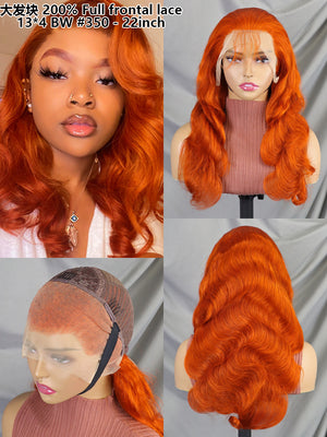 13*4 Full frontal lace wig BW #350