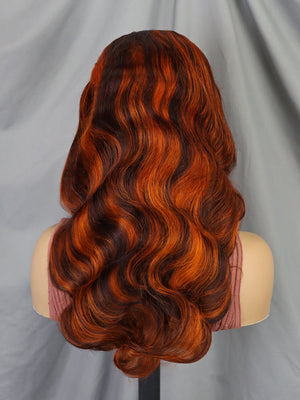 13*4 Full frontal lace wig BW #4-350