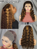 13*4 Full frontal lace wig DW #4-30