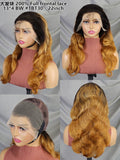 13*4 Full frontal lace wig BW #1BT30