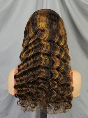 13*4 Full frontal lace wig DW #4-30