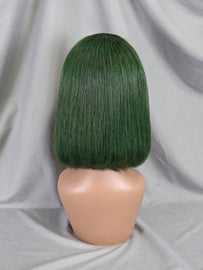 D款系列 200% 13X4 削发 #深绿色Dark green