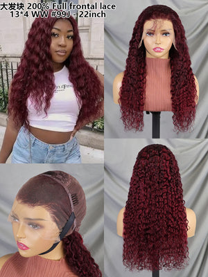 13*4 Full frontal lace wig WW #99J