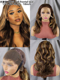 13*4 Full frontal lace wig BW #4-27